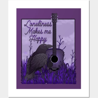 Loneliness makes me happy Posters and Art